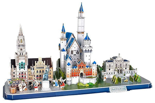 Фото - 3D пазли Cubic Fun City Line "Баварія" (MC267h)