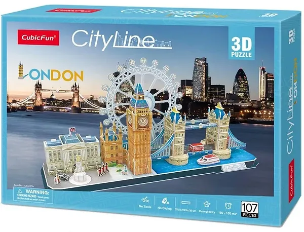 Фото - 3D-пазли Cubic Fun City Line ''London'' (MC253h)