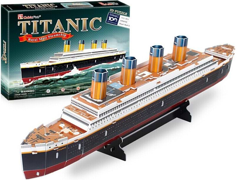 3D пазлы Cubic Fun ''Титаник'' (T4012h)
