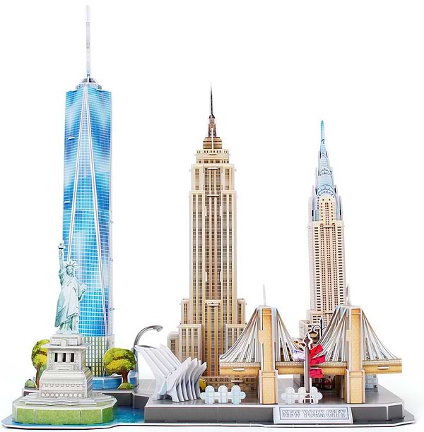 Фото - 3D пазли Cubic Fun City line "Нью-Йорк" (MC255h)