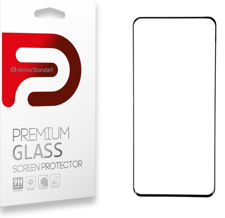 Защитное стекло для смартфона Armorstandart Full Glue Curved for Xiaomi Mi 10/Mi 10 Pro/Ultra Black (ARM56488)