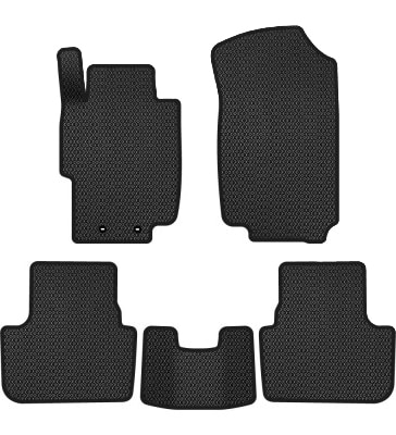 EVA коврики в салон авто EVAtech для Accord MT (Electric seats) Honda 2003-2008 7 поколение Combi EU HA13168CV5TL2RBB