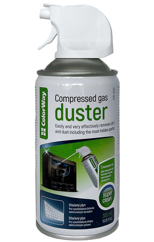 Фото - Засіб для чищення комп'ютерної техніки Colorway Стисле повiтря 300 мл (CW-3330)