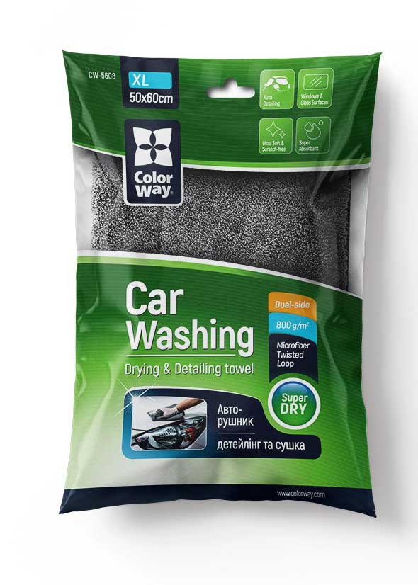 Фото - Уценка - Автополотенце Colorway Super Dry 800 gsm 50х60 см (CW-5608)