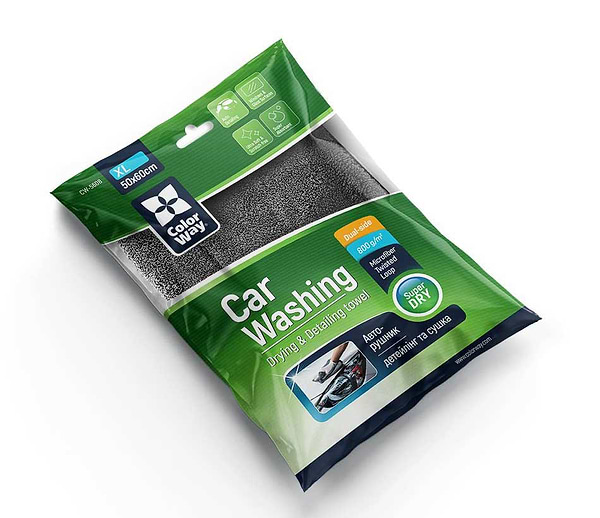 Фото - Уценка - Автополотенце Colorway Super Dry 800 gsm 50х60 см (CW-5608)