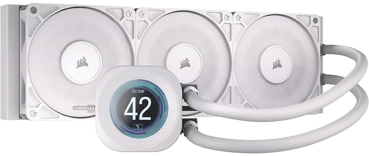 Водяна система охолодження Corsair Nautilus 360 RS LCD White (CW-9061034-WW)