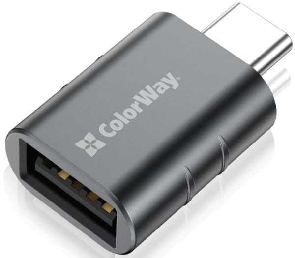 Фото - Перехідник Colorway USB-A to USB-C 3.2 (CW-AD-AC3) Фото - Перехідник Colorway USB-A to USB-C 3.2 (CW-AD-AC3)