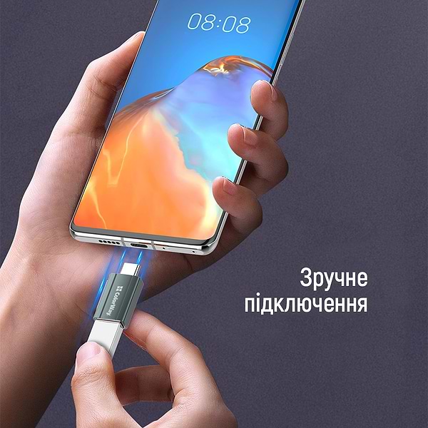 Фото - Перехідник Colorway USB-A to Type-C (CW-AD-AC)
