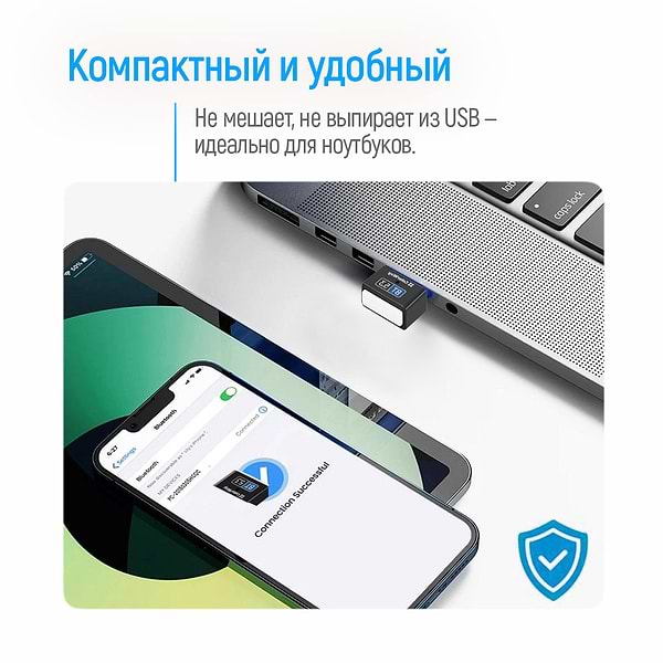 Фото - Адаптер сети Bluetooth USB Colorway Bluetooth BT 5.3 (CW-AD-BT53)