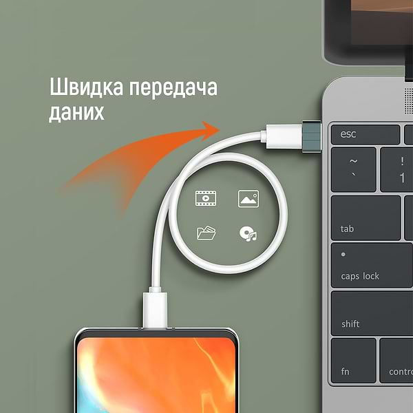 Фото - Перехідник Colorway Type-C to USB-A (CW-AD-CA)