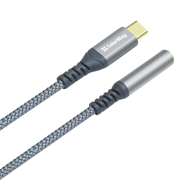 Фото - Переходник Colorway USB-C to 3.5 мм Female Audio 14 см (CW-AD-CJ)