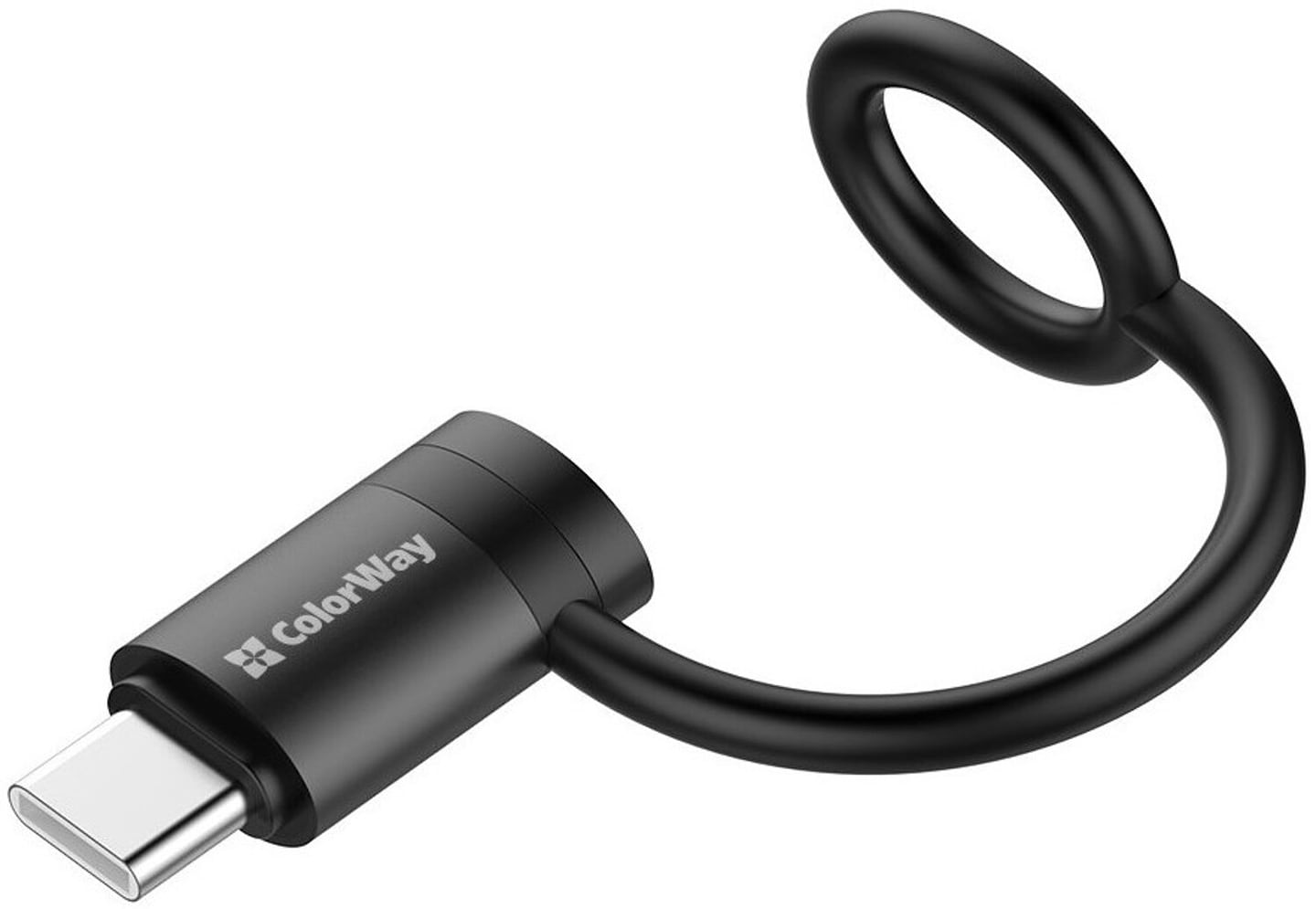 Купити Перехідник Colorway USB-C To Lightning Black (CW-AD-CL2) - Фото 1 Перехідник Colorway USB-C To Lightning Black (CW-AD-CL2) - Фото 1