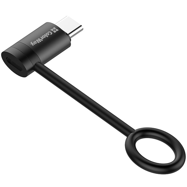 Фото - Переходник Colorway USB-C To Lightning Black (CW-AD-CL2)