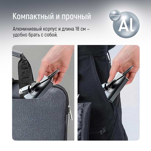 Фото - Перехідник USB Type-C - RJ-45 Colorway USB-A/USB-С 3.0 - RJ45 Gigabit Ethernet (CW-AD-CRG)