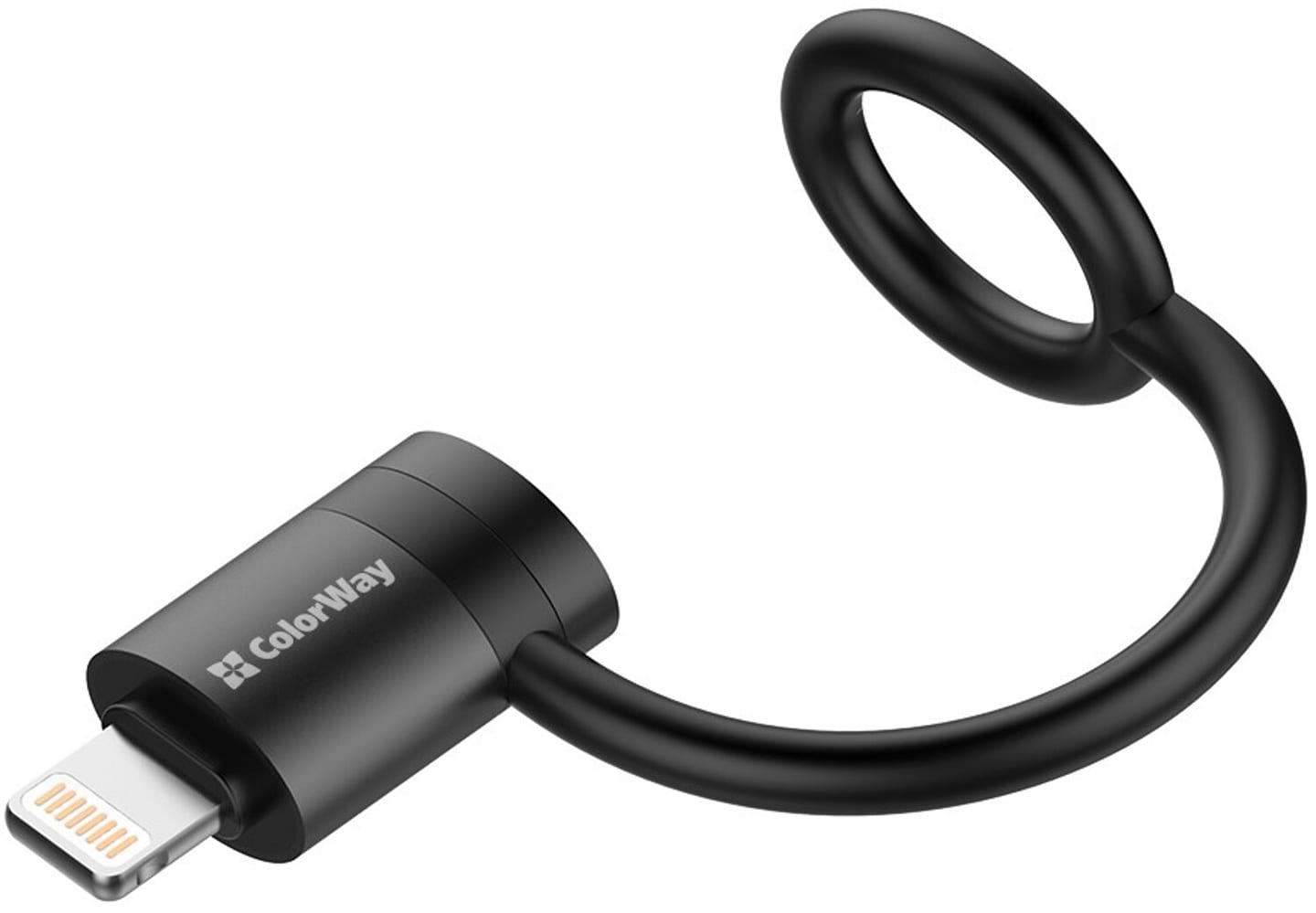 Купить Переходник Colorway Lightning To USB-C Black (CW-AD-LC) - Фото 1 Переходник Colorway Lightning To USB-C Black (CW-AD-LC) - Фото 1