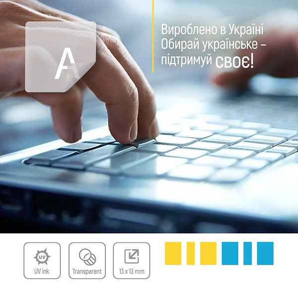 Фото - Наклейки на клавиатуру Colorway White (СW-NW)