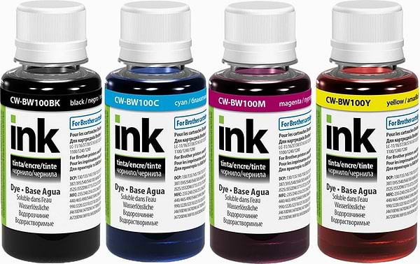 Фото - Чорнило Colorway Brother Universal BK/С/M/Y (CW-BW100SET01)