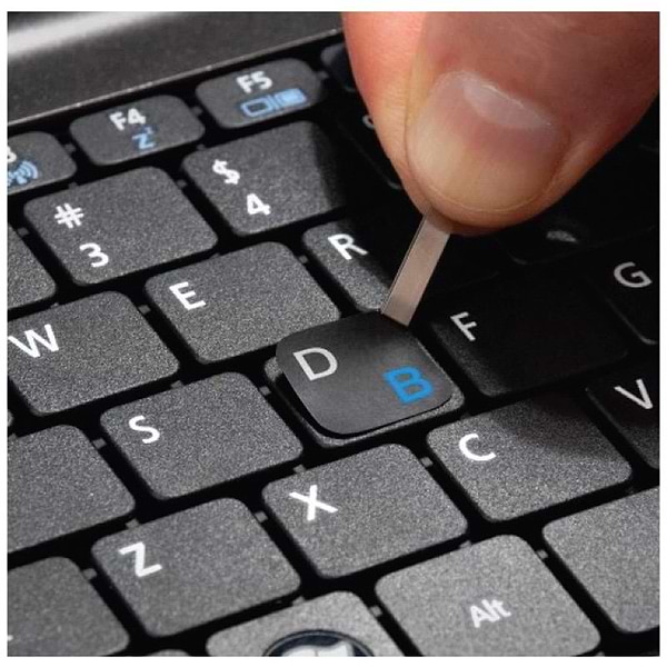 Фото - Наклейки на клавиатуру Colorway White/Blue (CW-BWBL)