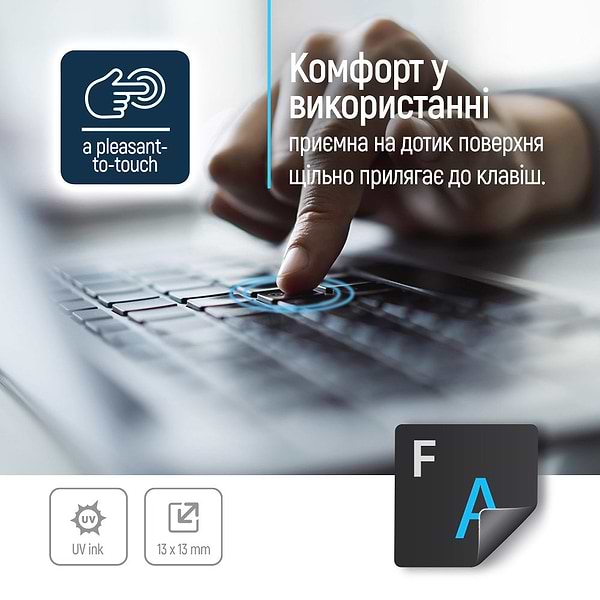 Фото - Наклейки на клавиатуру Colorway White/Blue (CW-BWBL)