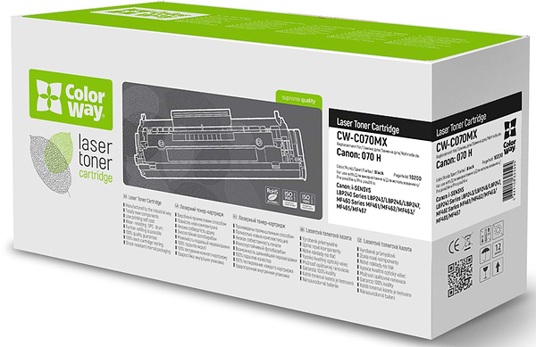 Фото - Картридж для лазерних принтерів/БФП Colorway CANON (070H) MF461w/463dw/465dw/LBP243dw/246dw (CW-C070MX) Фото - Картридж для лазерних принтерів/БФП Colorway CANON (070H) MF461w/463dw/465dw/LBP243dw/246dw (CW-C070MX)