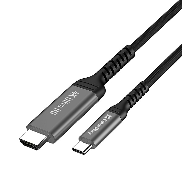 Фото - Кабель HDMI Colorway USB-C to HDMI 4K 60Hz 2m (CW-CBCHD077-BK)