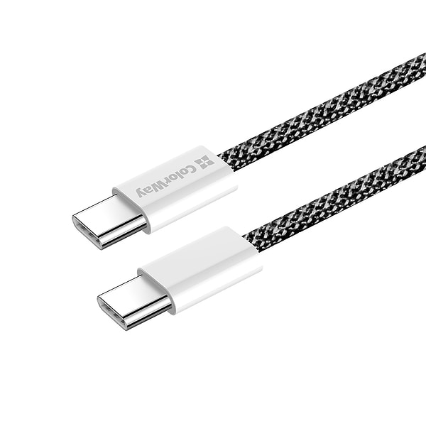 Фото - Кабель синхронізації даних Colorway Type-C - Type-C 3.0А 2м Black (CW-CBPDCC068-BK)