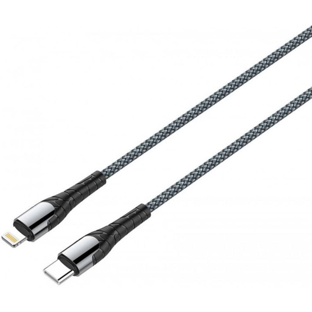 Кабель синхронізації даних Colorway USB Type-C to Lightning 2.0m (CW-CBPDCL036-GR) - Фото 1
