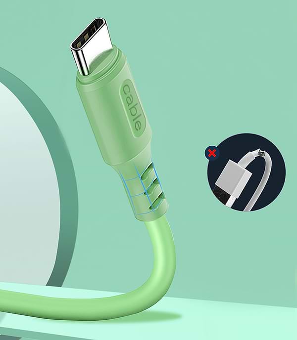 Фото - Кабель синхронизации данных Colorway USB - Type-C 2.4А 1 m (CW-CBUC042-GR)