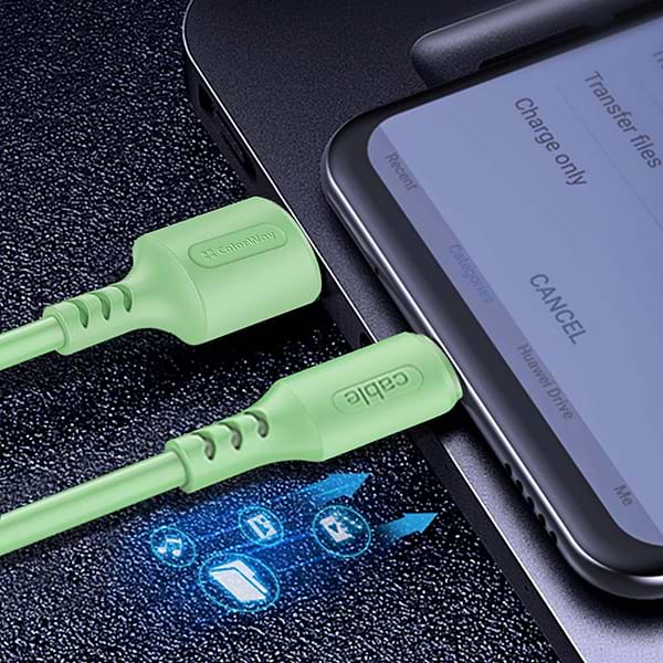 Фото - Кабель синхронизации данных Colorway USB - Type-C 2.4А 1 m (CW-CBUC042-GR)