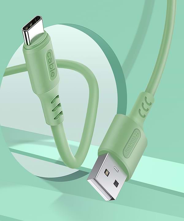 Фото - Кабель синхронизации данных Colorway USB - Type-C 2.4А 1 m (CW-CBUC042-GR)
