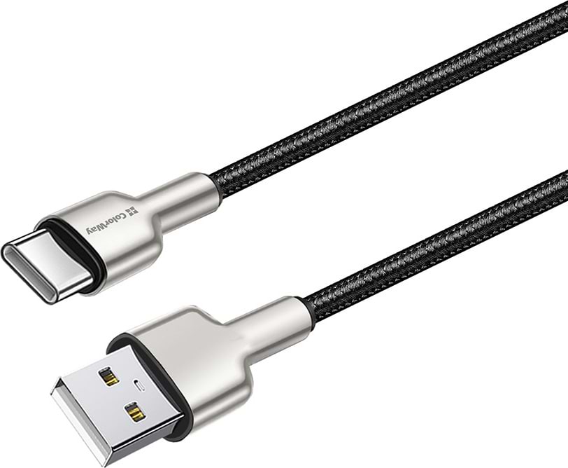 Кабель Colorway USB - Type-C 2.4А 1 m (CW-CBUC046-BK)