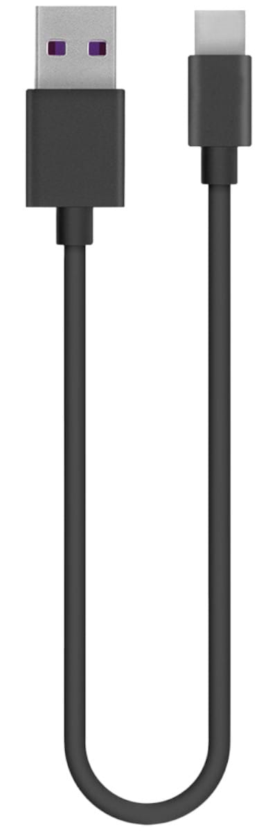 Фото - Кабель синхронизации данных Colorway USB - Type-C (PVC) 3А 30 см Black (CW-CBUC059-BK)