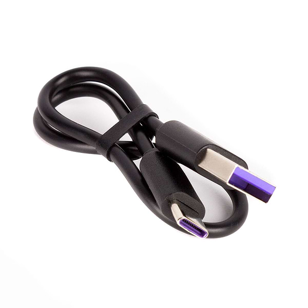 Фото - Кабель синхронизации данных Colorway USB - Type-C (PVC) 3А 30 см Black (CW-CBUC059-BK)