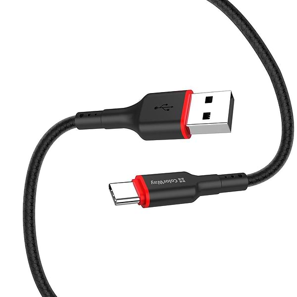 Фото - Кабель синхронизации данных Colorway USB - Type-C 4А 1m (CW-CBUC064-BK)