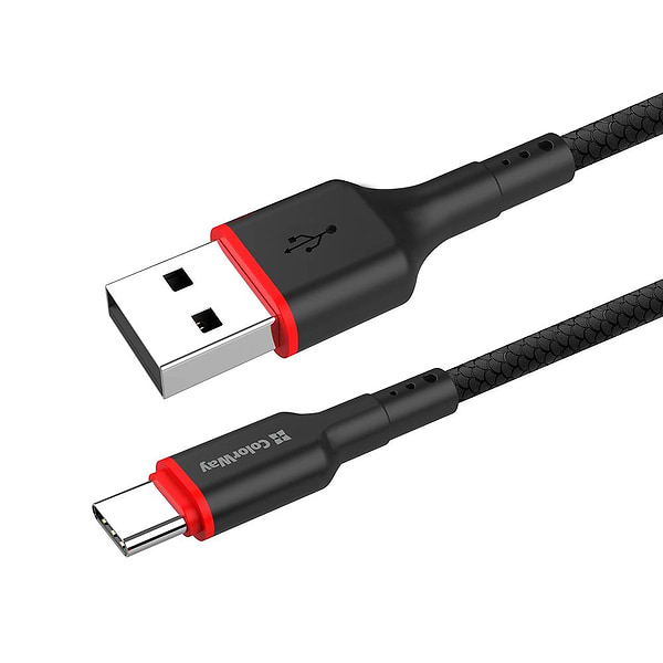 Фото - Кабель синхронизации данных Colorway USB - Type-C 4А 1m (CW-CBUC064-BK)