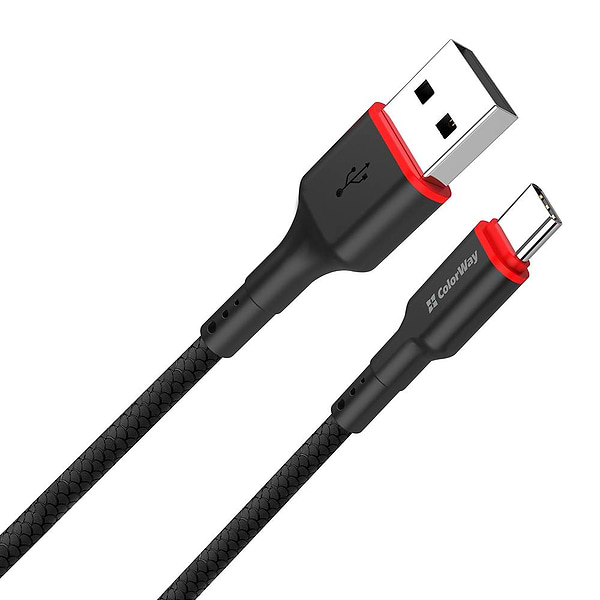Фото - Кабель синхронизации данных Colorway USB - Type-C 4А 1m (CW-CBUC064-BK)
