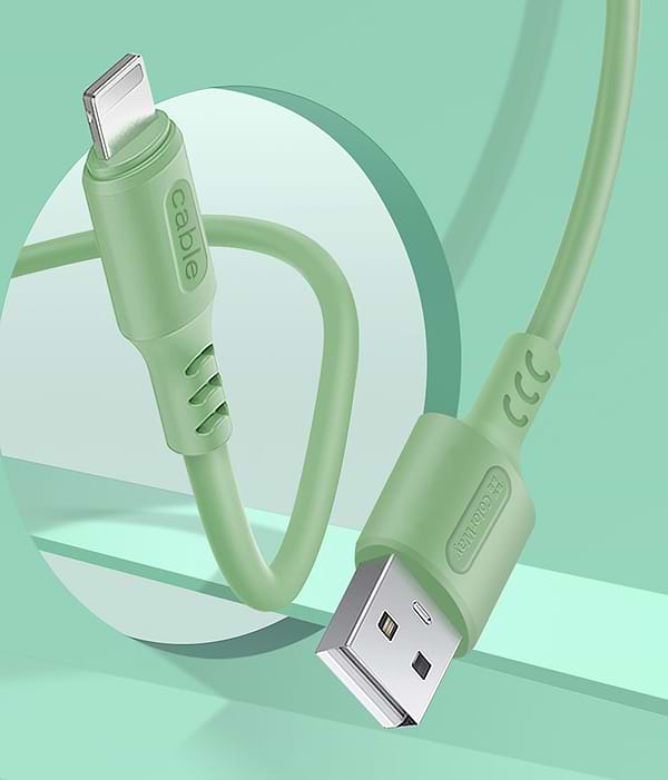 Фото - Кабель синхронизации данных Colorway USB - Apple Lightning 2.4А 1 m (CW-CBUL042-GR)