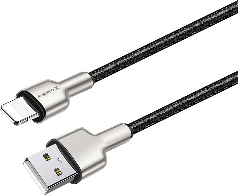 Кабель Colorway USB - Apple Lightning 2.4А 1 m (CW-CBUL046-BK)