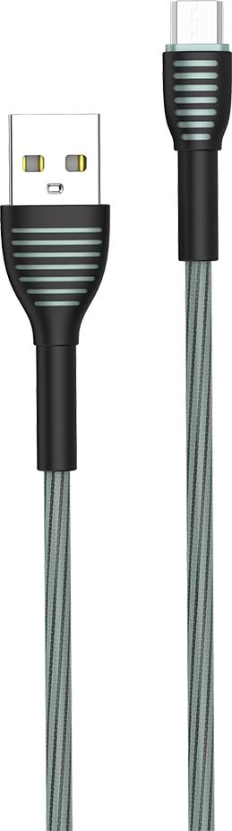 Кабель Colorway USB - MicroUSB 3А 1 m Grey (CW-CBUM041-GR)