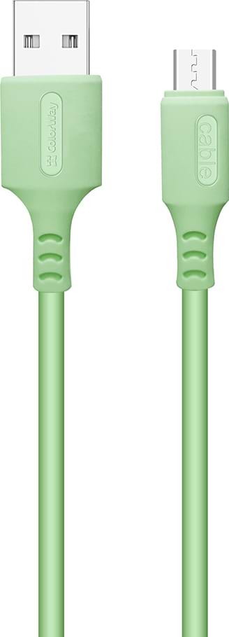 Кабель Colorway USB - MicroUSB 2.4А 1 m (CW-CBUM042-GR)