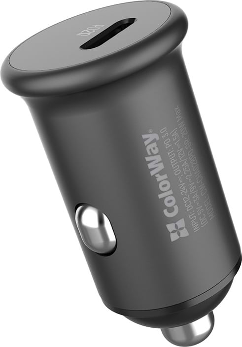 Купить Автомобильное зарядное устройство Colorway CW-CHA028PD-GR Gray - Фото 1 Автомобильное зарядное устройство Colorway CW-CHA028PD-GR Gray - Фото 1