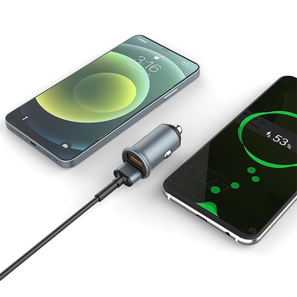 Фото - Автомобильное зарядное устройство Colorway 2xUSB Quick Charge 3.0 36W Gray (CW-CHA036Q-GR)