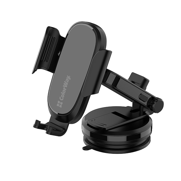 Фото - Уцінка - Автотримач з бездротовою зарядкою Colorway Dashboard Car Wireless Charger 15W Black (CW-CHAW037Q-BK)