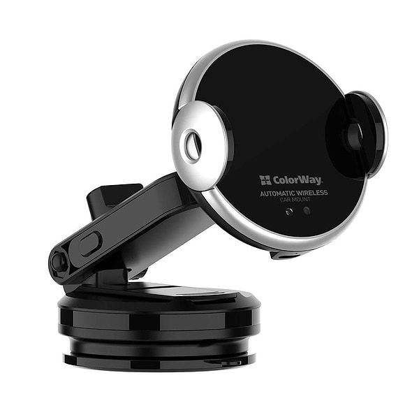 Фото - Автотримач з бездротовою зарядкою Colorway AutoSense Car Wireless Charger 15W (CW-CHAW039Q-BK)