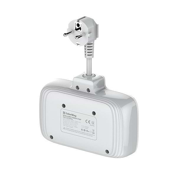 Фото - Мережевий фільтр Colorway 2 розетки,3 USB-A, 1xUSB-C (CW-CHE24PDW)