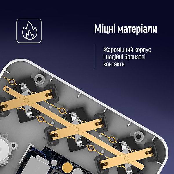 Фото - Мережевий фільтр Colorway 3 роз., 6xUSB (3xUSB-A + 3xTYPE-C) 20W Black 2m (CW-CHE36PDB)