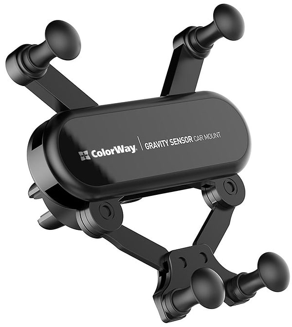 Фото - Автодержатель Colorway Gravity Sensor Holder Black (CW-CHG11-BK)