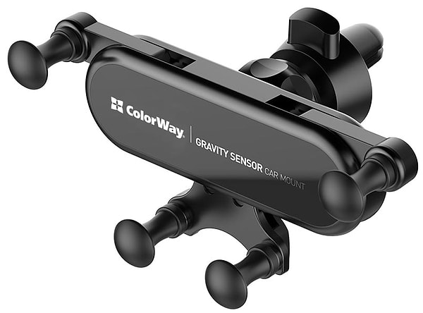 Фото - Автодержатель Colorway Gravity Sensor Holder Black (CW-CHG11-BK)