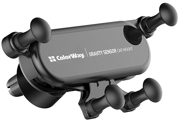 Фото - Автодержатель Colorway Gravity Sensor Holder Black (CW-CHG11-BK)
