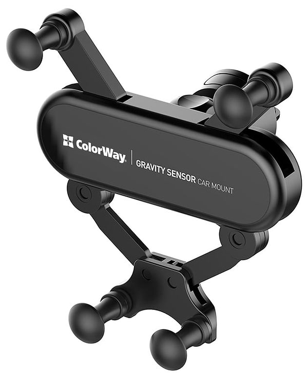 Фото - Автодержатель Colorway Gravity Sensor Holder Black (CW-CHG11-BK)